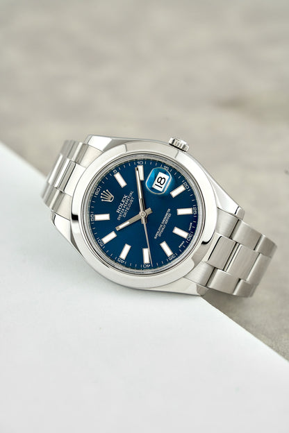 Rolex Datejust II 41 Blue Dial