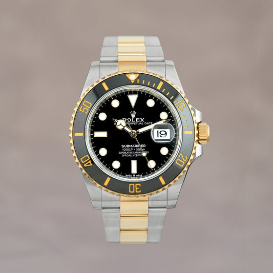 Rolex Submariner Two Tone Yellow Gold