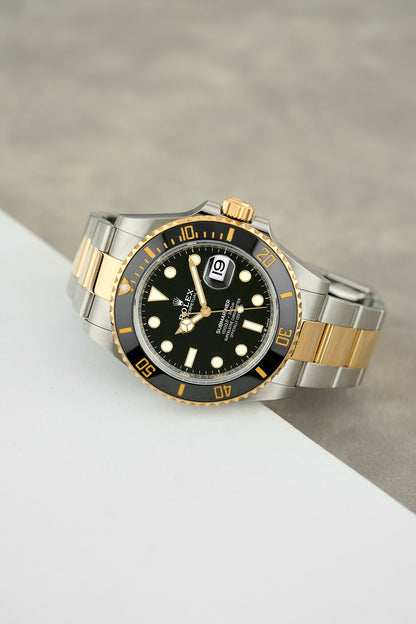 Rolex Submariner Two Tone Yellow Gold
