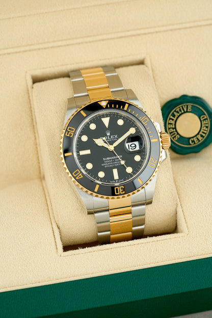 Rolex Submariner Two Tone Yellow Gold