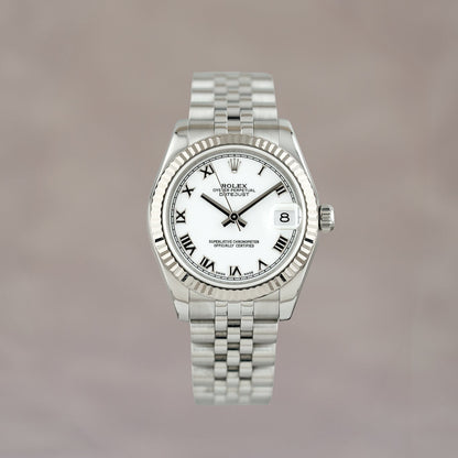 Rolex Datejust 31 White Roman 178274 2012