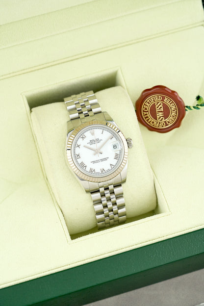 Rolex Datejust 31 White Roman 178274 2012