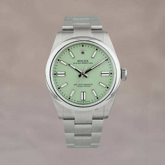 Rolex Oyster Perpetual 41 Pistachio DIal