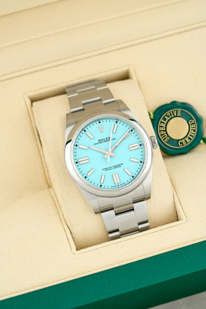 Rolex Oyster Perpetual 41 Tiffany Blue