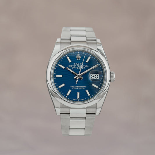 Rolex Datejust 36 Blue Motif 126200 2023