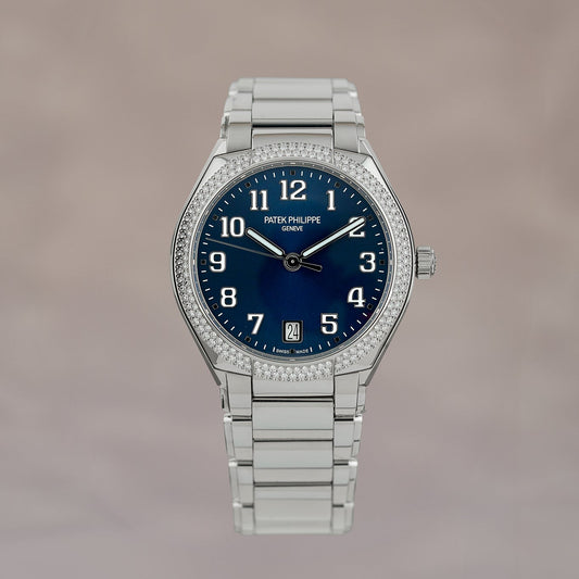 Patek Philippe Twenty~4 Blue Dial With Diamond Bezel (Brand New)