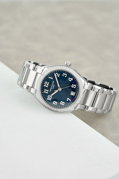 Patek Philippe Twenty~4 Blue Dial With Diamond Bezel (Brand New)