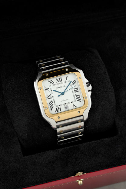 Cartier Santos De Cartier Large Two Tone Yellow Gold W2SA0009 2020