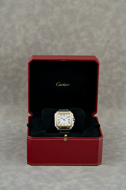 Cartier Santos De Cartier Large Two Tone Yellow Gold W2SA0009 2020