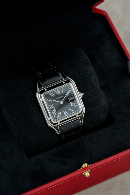 Cartier Santos Dumont Black Dial