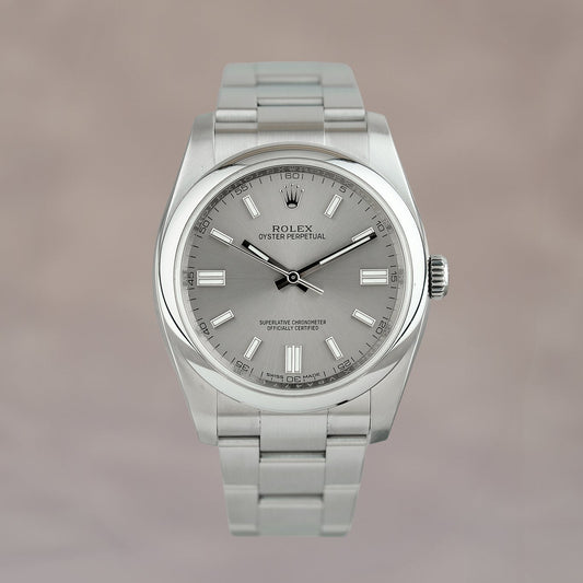 Rolex Oyster Perpetual 36 Silver Dial