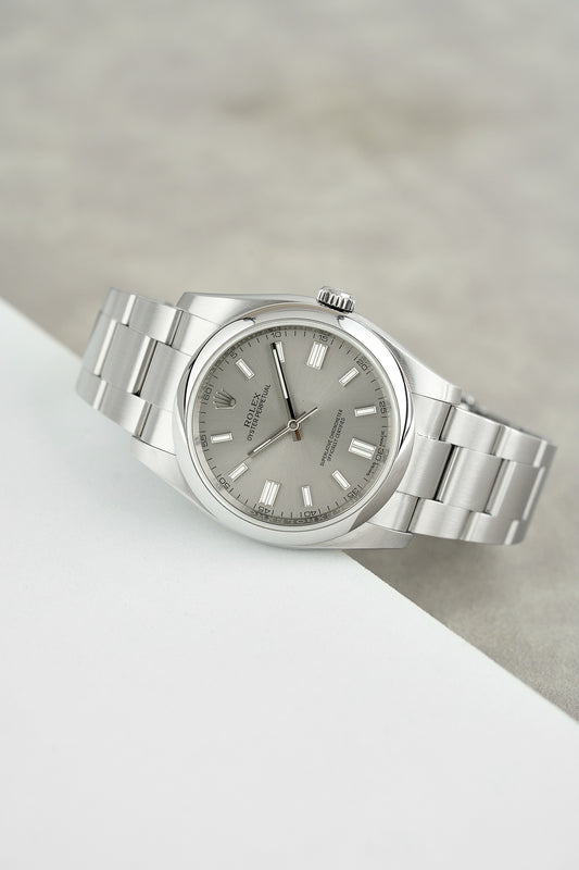 Rolex Oyster Perpetual 36 Silver Dial