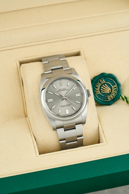 Rolex Oyster Perpetual 36 Silver Dial
