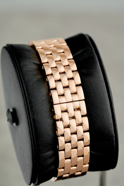 Cartier Panthere Rose Gold With Diamond Bezel