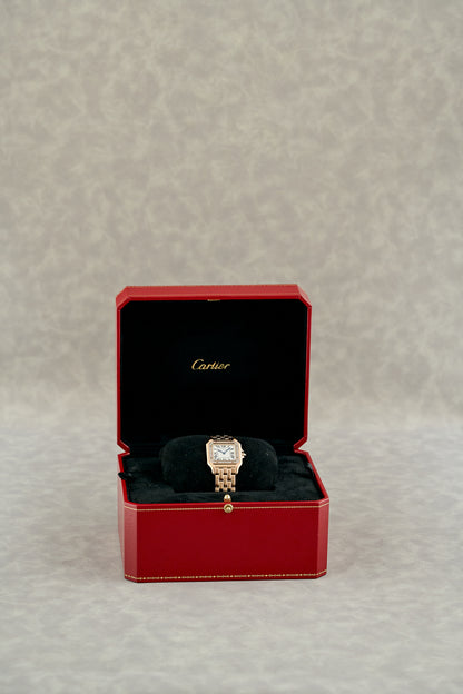 Cartier Panthere Rose Gold With Diamond Bezel