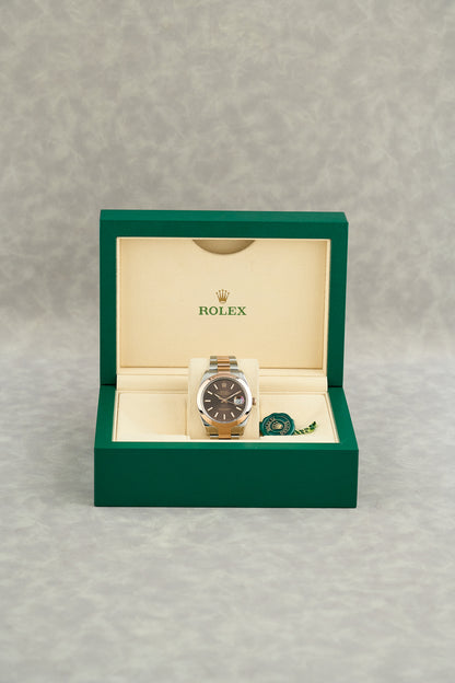 Rolex Datejust 41 Two Tone Everose Choco Dial