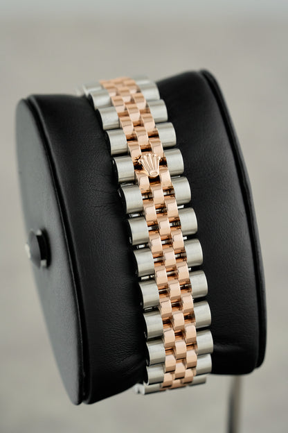 Rolex Datejust 31 Two Tone Everose Mother Of Pearl Roman Dial Diamond VI 178271 2009