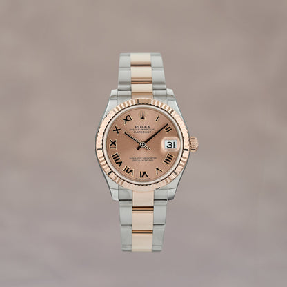Rolex Datejust 31 Two Tone Everose Salmon Roman Dial 278271 2022