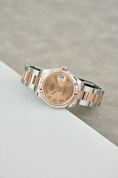 Rolex Datejust 31 Two Tone Everose Salmon Roman Dial 278271 2022