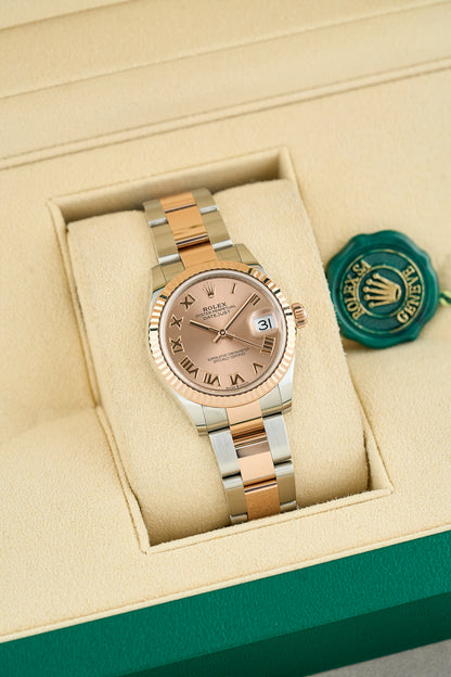 Rolex Datejust 31 Two Tone Everose Salmon Roman Dial 278271 2022