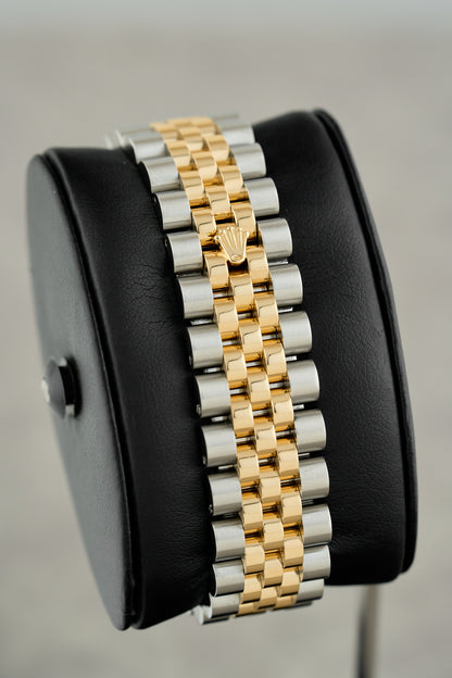 Rolex Datejust 36 Two Tone Yellow Gold Mother Of Pearl With Diamonds 116233 2014