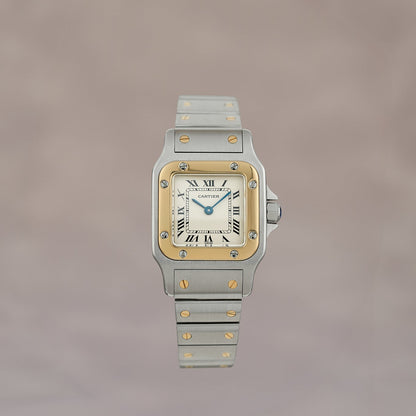 Cartier Santos Galbee Two Tone Small
