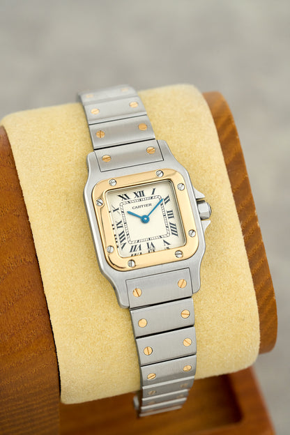 Cartier Santos Galbee Two Tone Small