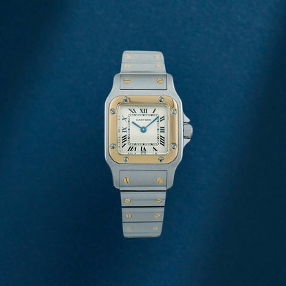 Cartier Santos Galbee Two Tone Small W20012C4
