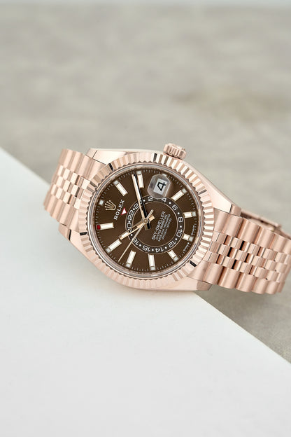 Rolex Sky-Dweller Full Rose Gold Choco Dial 336935 2025 (Brand New)