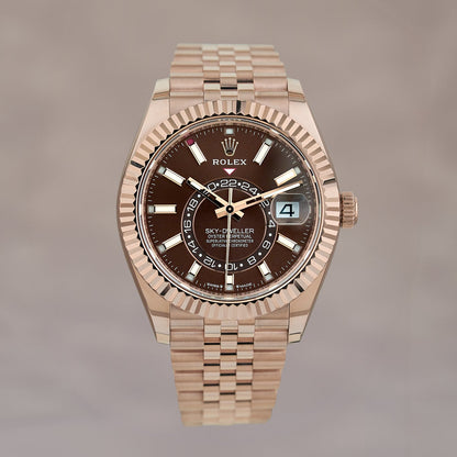 Rolex Sky-Dweller Full Rose Gold Choco Dial 336935 2025 (Brand New)