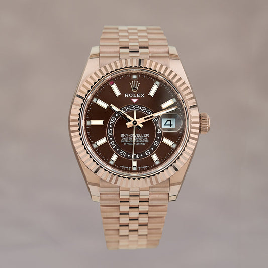 Rolex Sky-Dweller Full Rose Gold Choco Dial 336935 2025 (Brand New)