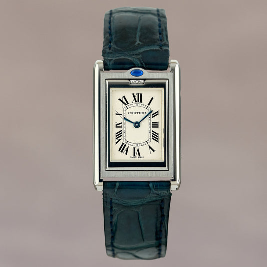 Cartier Tank Basculante White Dial 2405