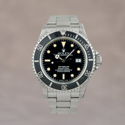 Rolex Sea-Dweller Black Pre-Ceramic 16600 1999