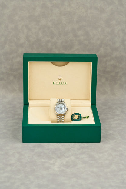 Rolex Datejust 31 Mother Of Pearl Dial With Diamonds 278274 2020