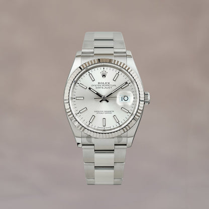 Rolex Datejust 36 Silver Dial 126234 2025 (Brand New)