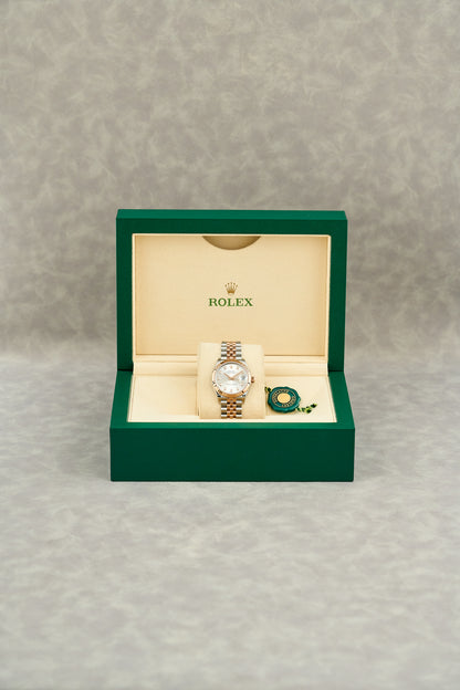 Rolex Datejust 31 Two Tone Rose Gold Sundust Dial With Diamonds 278271 2026 (Brand New)