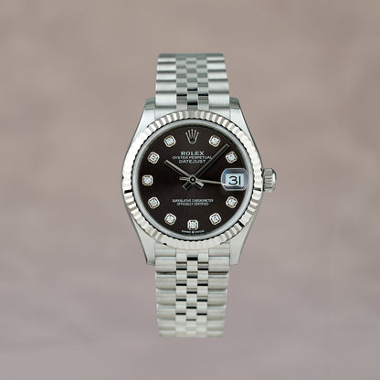 Rolex Datejust 31 Rhodium Dial With Diamonds 278274 2025 (Brand New)