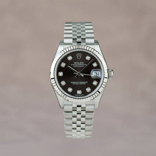 Rolex Datejust 31 Rhodium Dial With Diamonds 278274 2022