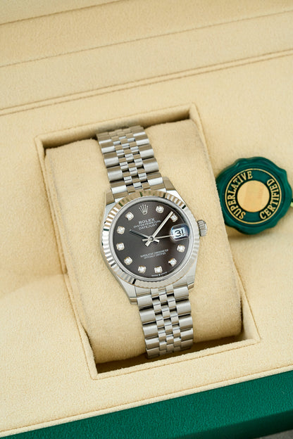 Rolex Datejust 31 Rhodium Dial With Diamonds 278274 2025 (Brand New)