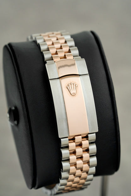 Rolex Datejust 36 Two Tone Everose White Motif Dial 126231 2021