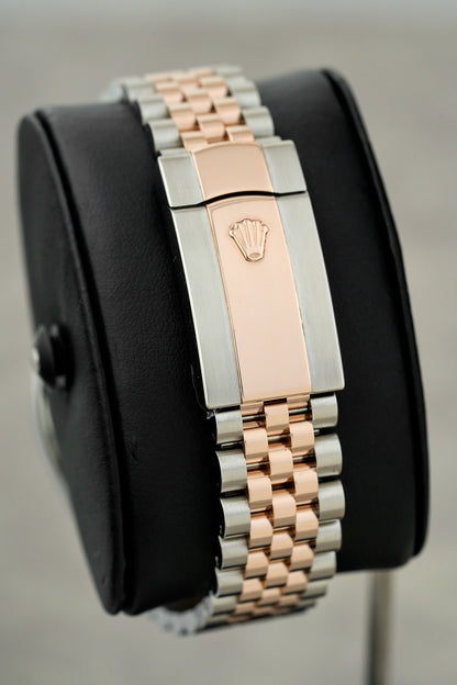 Rolex Datejust 41 Two Tone Everose Mother Of Pearl Dial With Diamonds 126331 2022