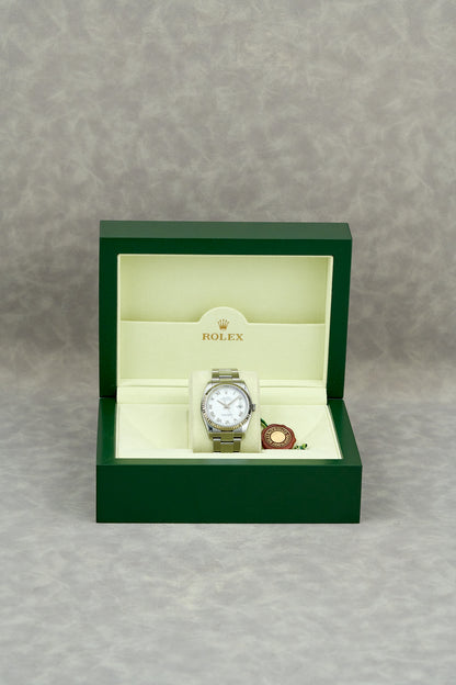 Rolex Datejust 36 White Roman DIal 116234 2010