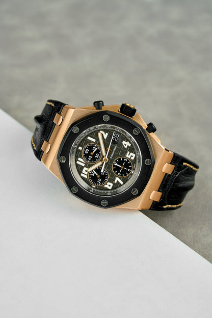 Audemars Piguet Royal Oak Offshore Rose Gold Grey Dial 25940OK.OO.0002CA.02 2012 Dial