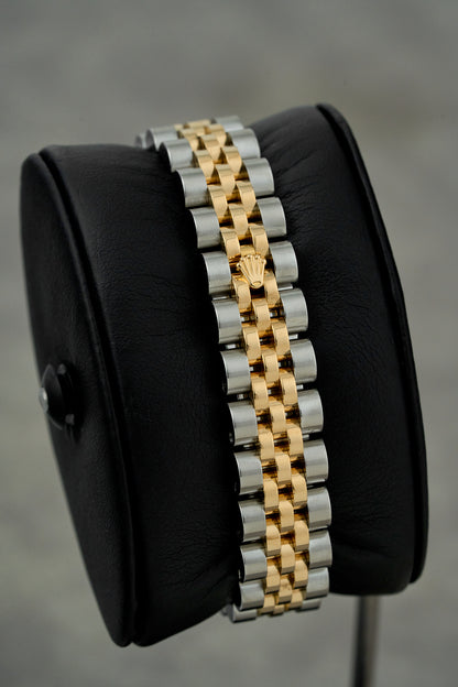 Rolex Datejust 26 Two Tone Yellow Gold Silver Anniversary Dial With Diamonds 179173 2008