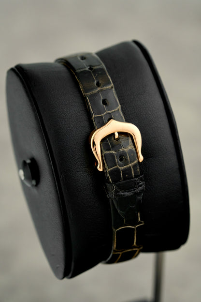 Cartier Baignoire Rose Gold White Dial 3064