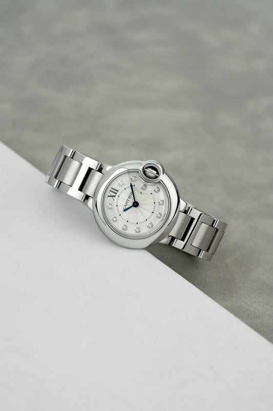 Cartier Ballon Bleu White Dial 3009 2015