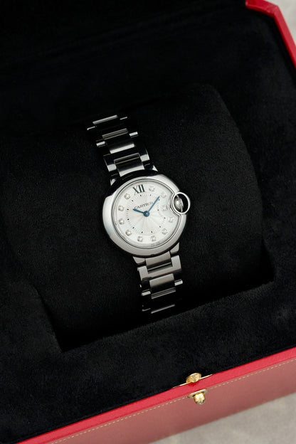 Cartier Ballon Bleu White Dial 3009 2015