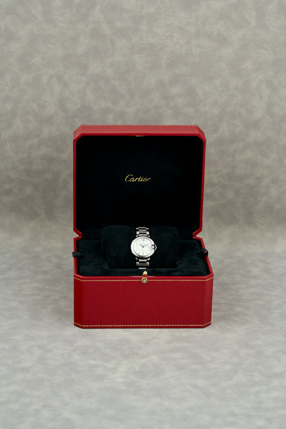 Cartier Ballon Bleu White Dial 3009 2015