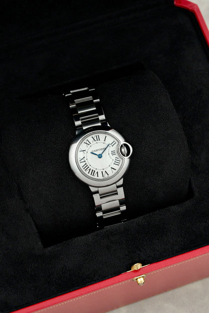 Cartier Ballon Bleu 28 White Dial W69010Z4 2019