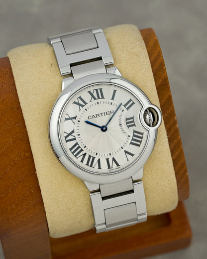 Cartier Ballon Bleu 36 White Dial